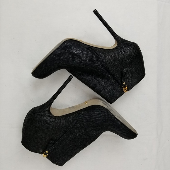 Sergio Rossi Ankle Boots Stiletto Heels size 37.5 - Picture 7 of 8